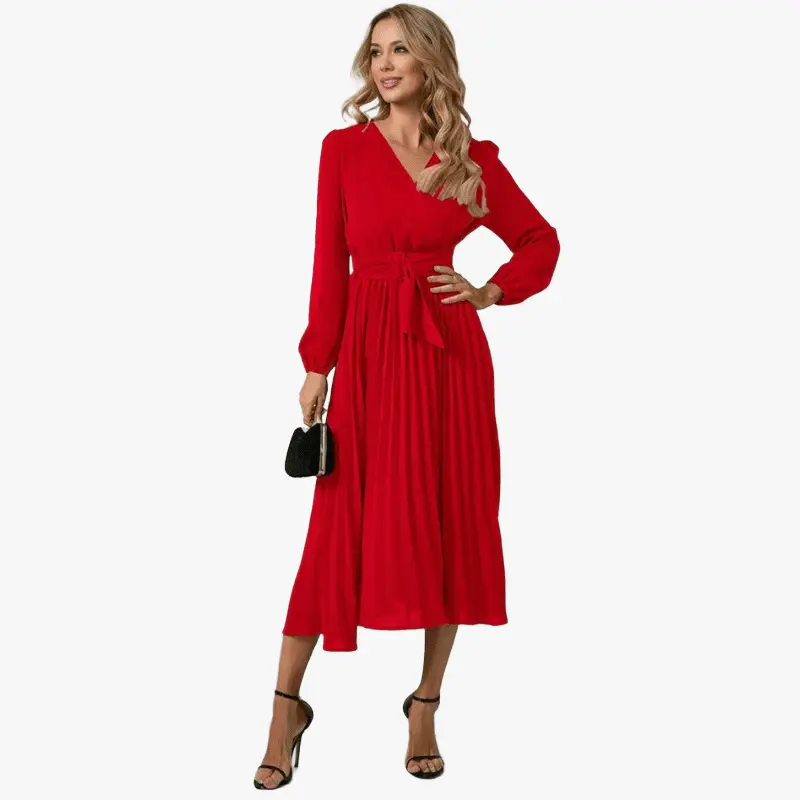 Abito Elegante con Design Avvolgente