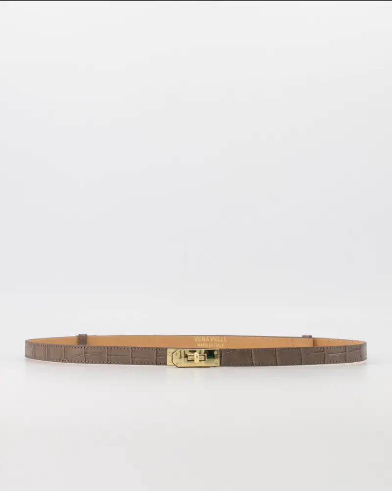 Addison riem - taupe croco