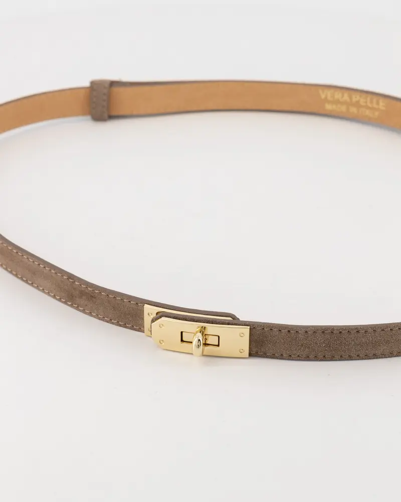 Addison - taupe suede