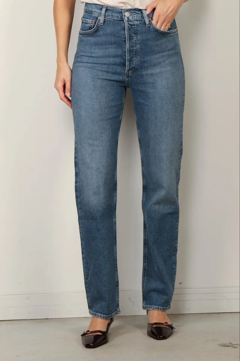 Agolde - Jeans - 90's Pinch Waist Long - Overcast