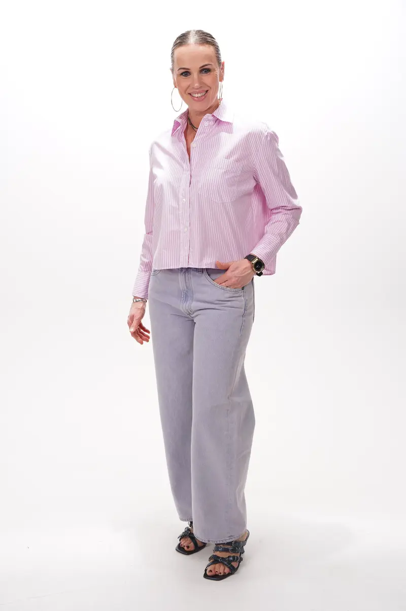 AGOLDE Jeans Low curve crop