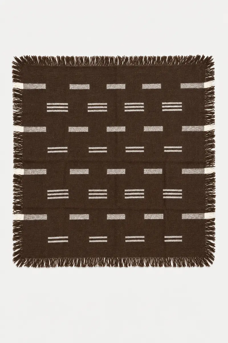 Aiayu - Sjaal - Kiona 75x75 - Mix Pure Brown