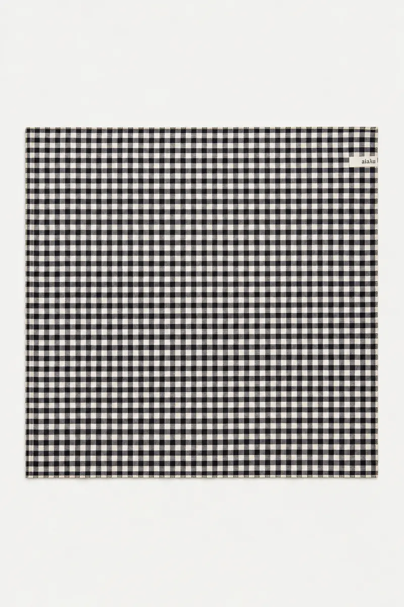 Aiayu - Sjaal - Waya 65x65 - Mix Black