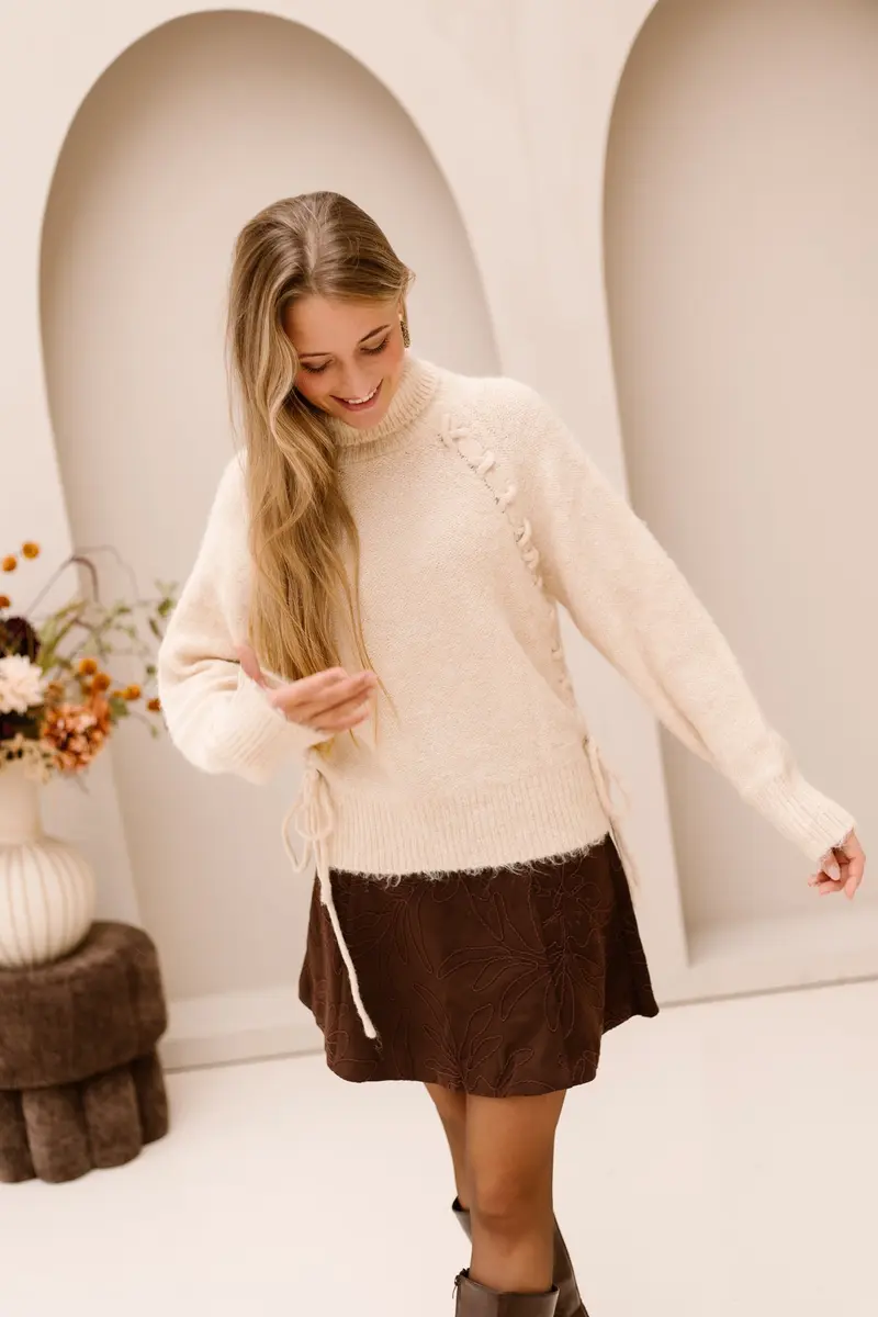 Aimy Knit sweater Wood Ash