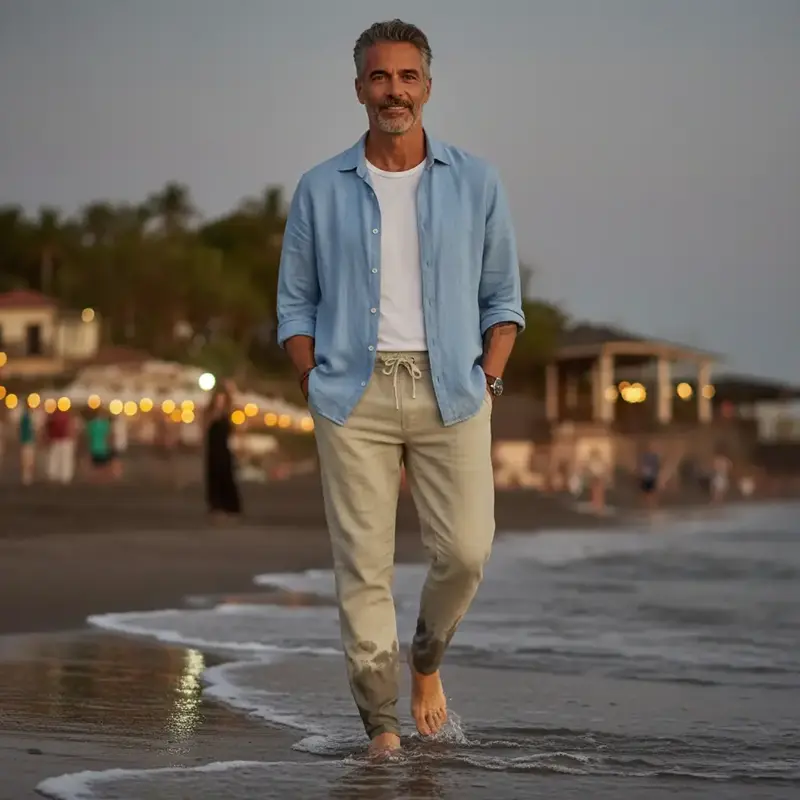 Alfredo | Luftige Leinenhose