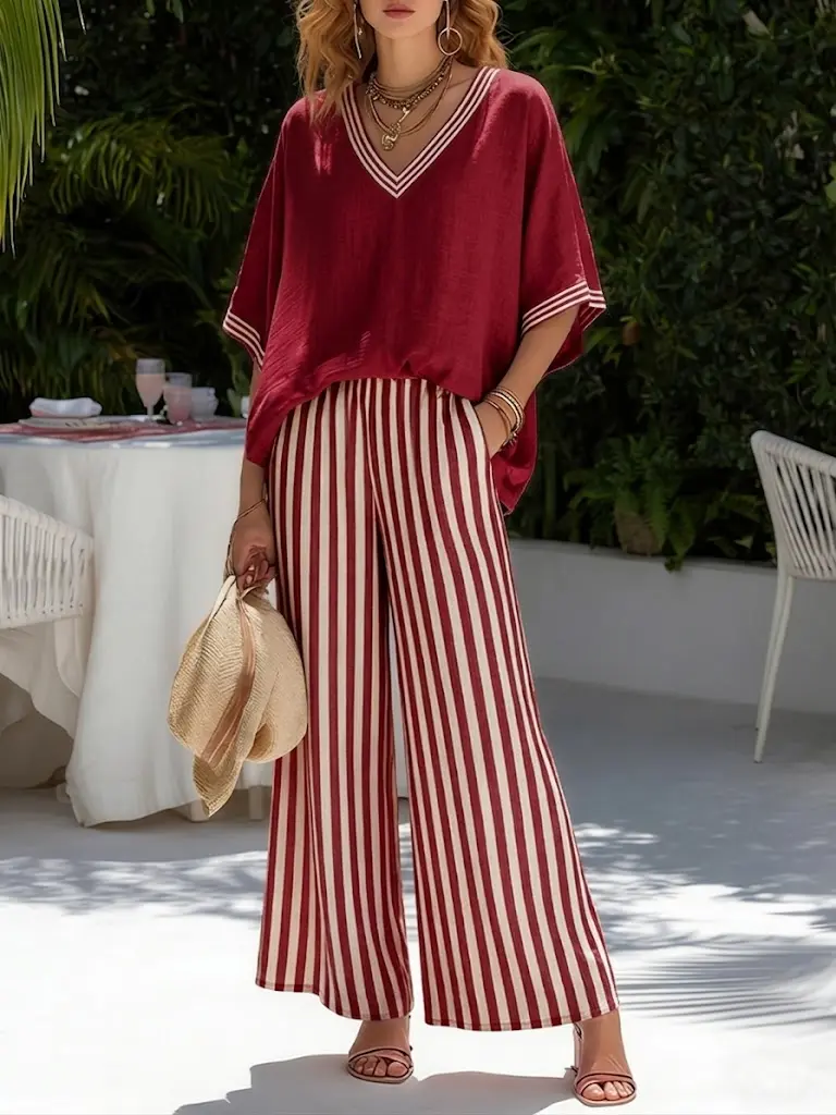 Alira™ | Striped Duo Set
