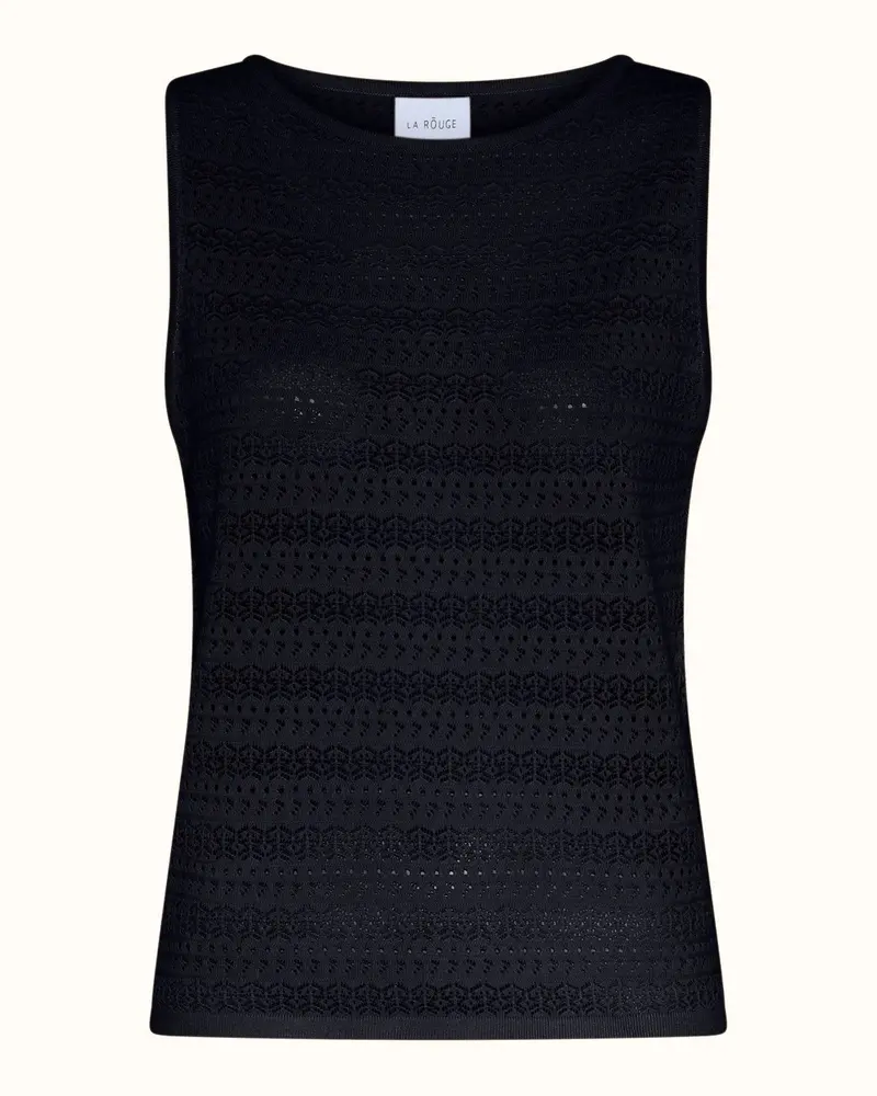Alma Knit Top - Navy