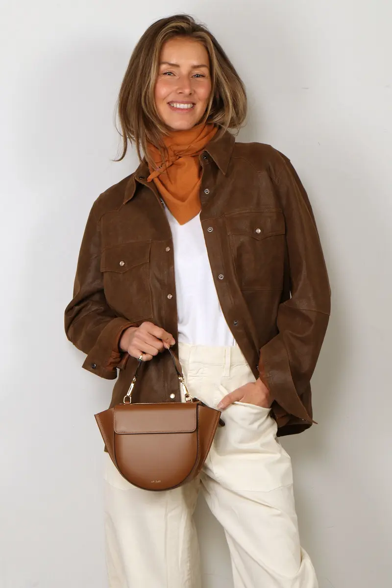Alter Ego - Blouse - Havana - Dark Brown / Coffee