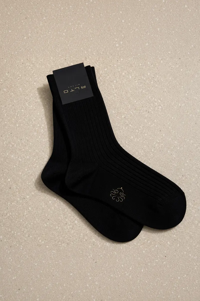 Alto Milano - Sokken - Gold Donna Calzino - Nero