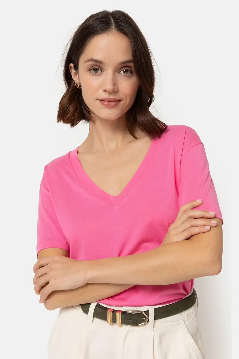Âme antwerp Dalton lyocell cotton shirt bright pink