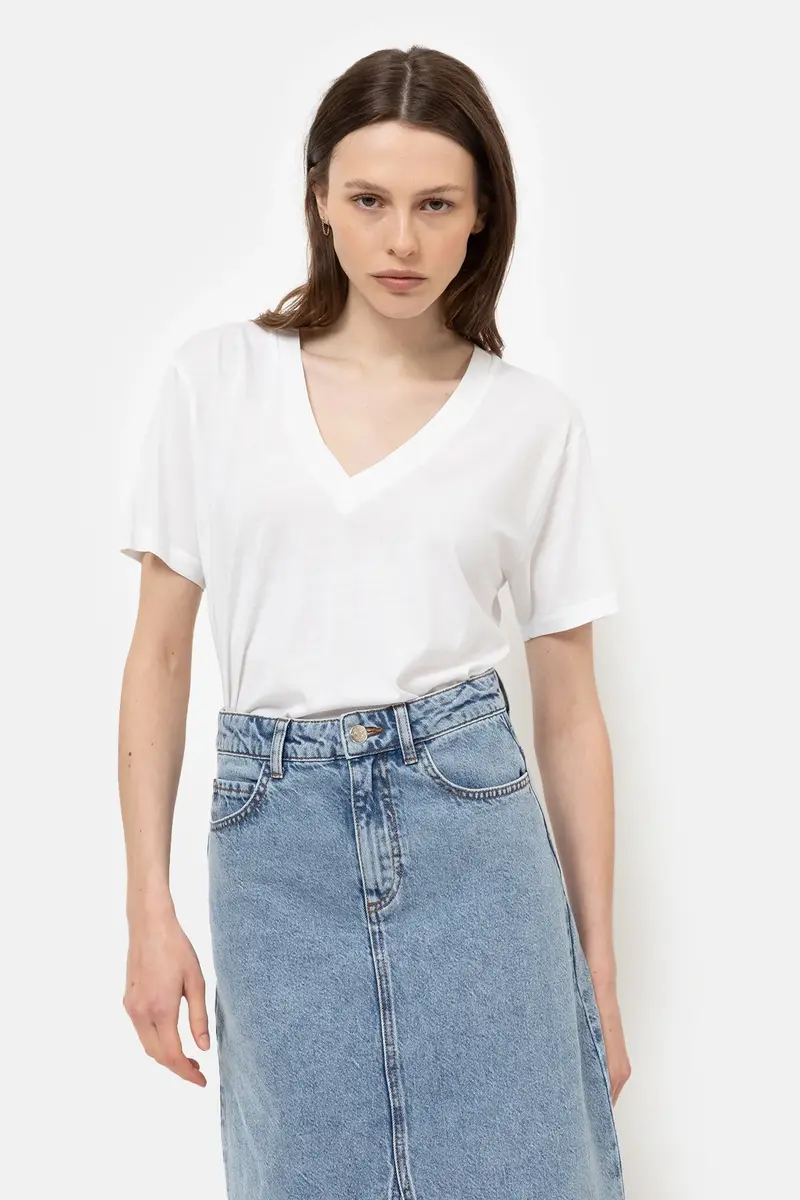 Âme antwerp Dalton lyocell cotton shirt white