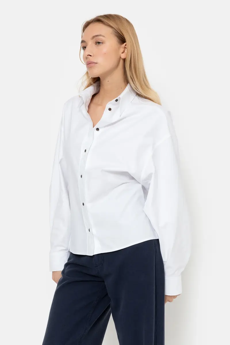 Âme antwerp mason oxford shirt white