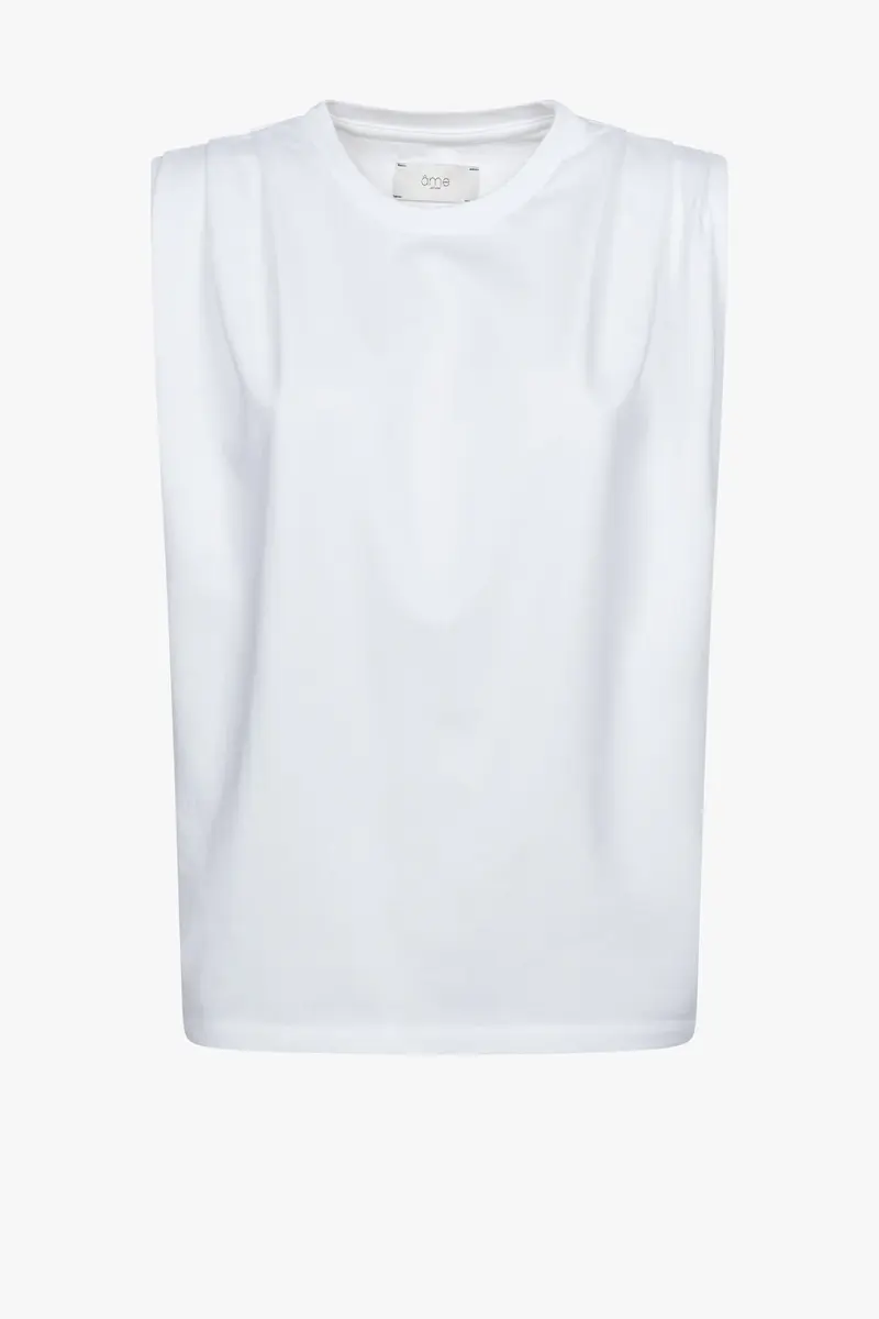 Âme antwerp nouka thick cotton shirt white