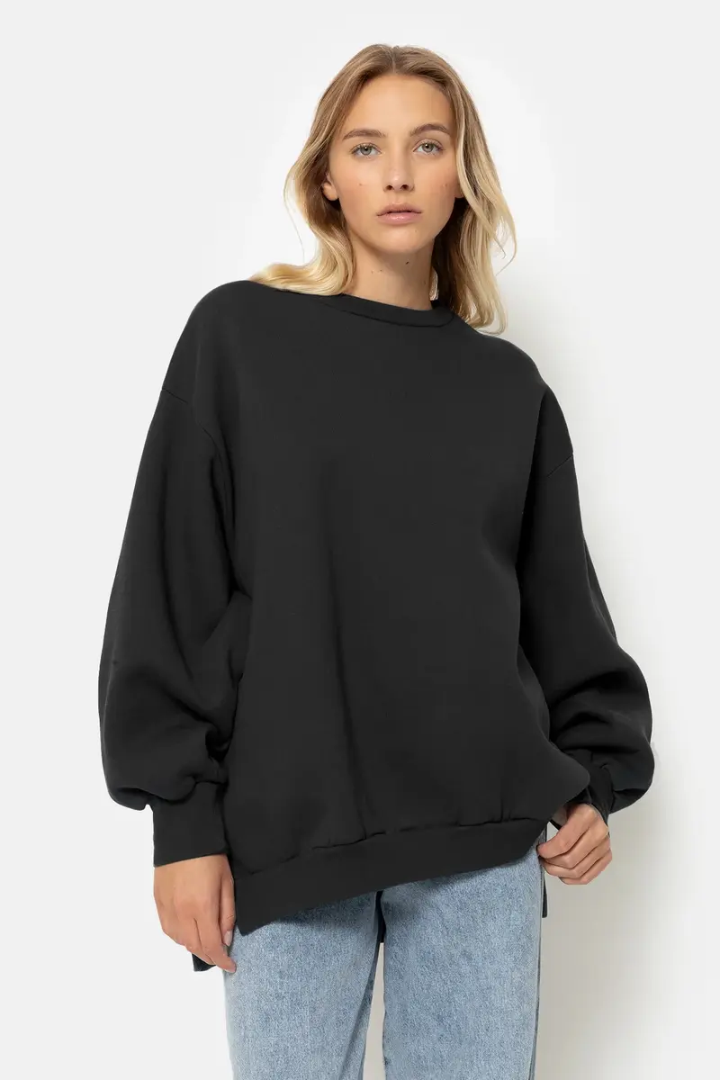 Âme antwerp ulla oversized sweatshirt black