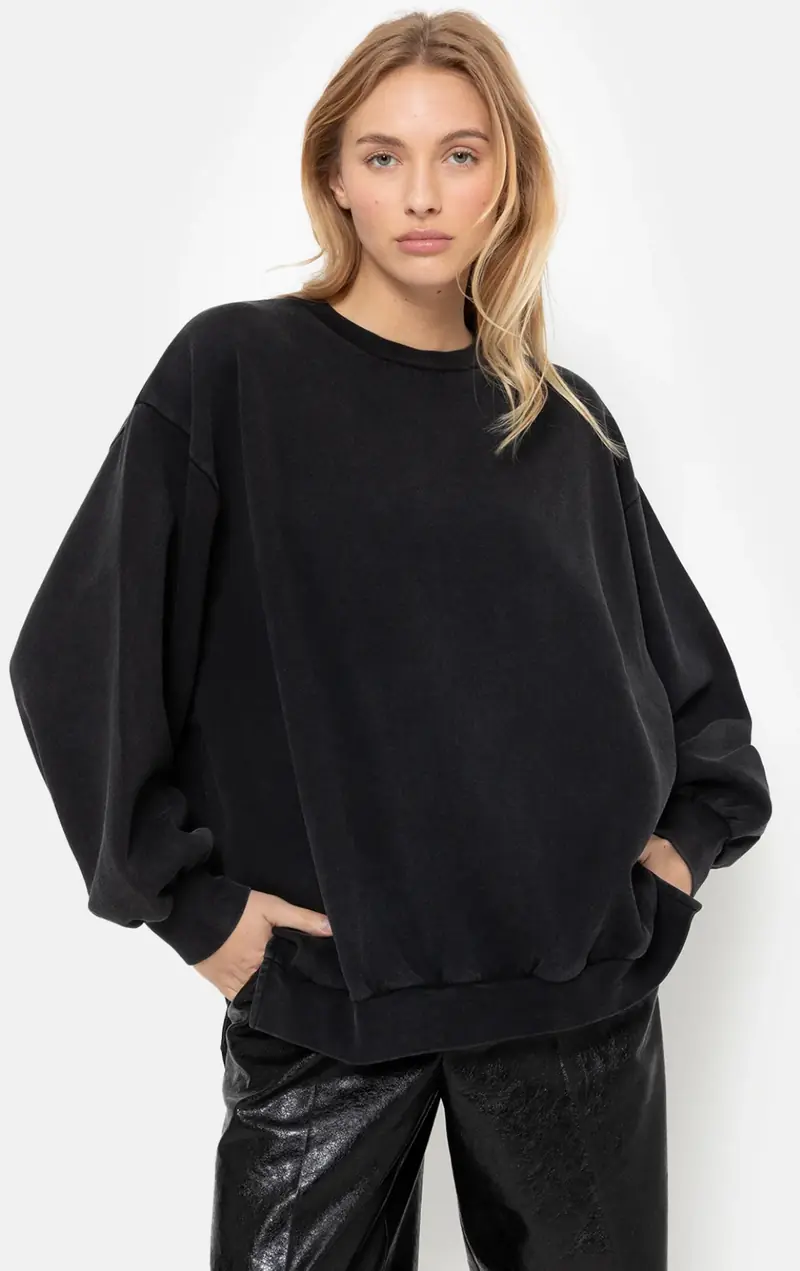 Âme antwerp ulla oversized sweatshirt vintage black