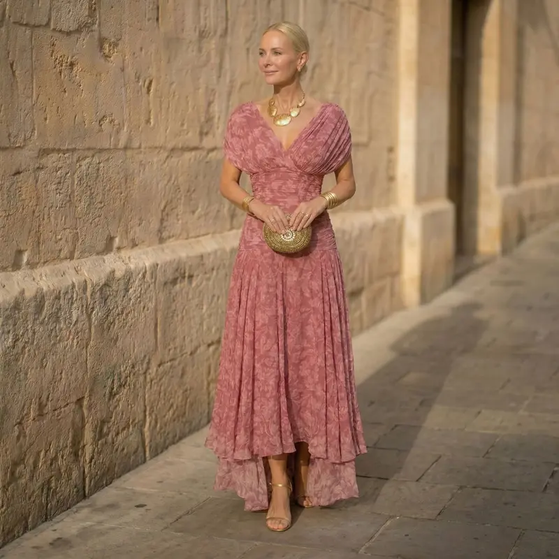 AMELIA | Elegantes Fließendes Kleid