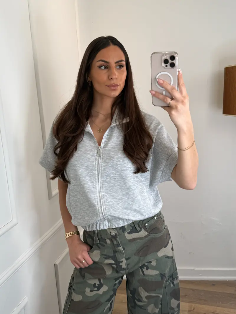 Amelia vest grey