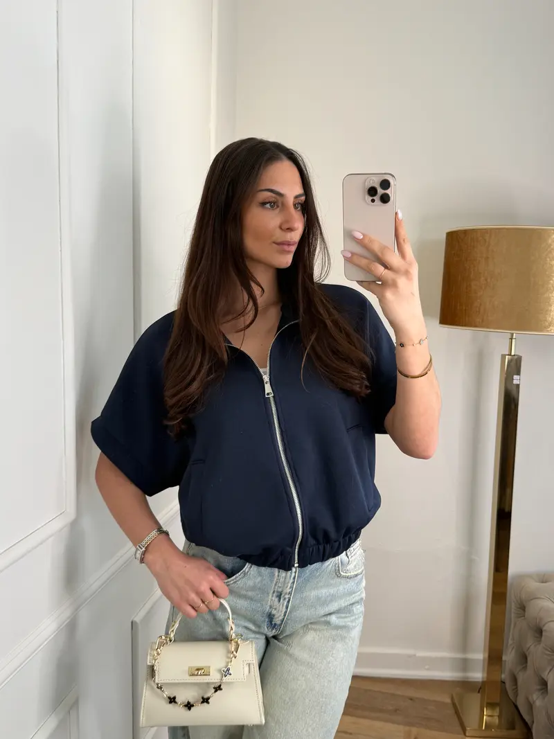 Amelia vest navy