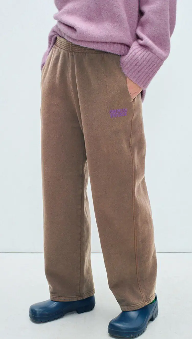 American Vintage jogger droit chataignier
