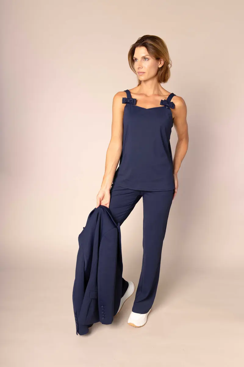AMIE TOP - navy blue