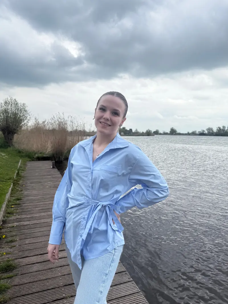 Anne Blouse - Blauw