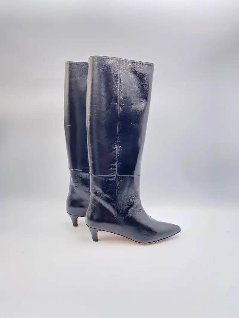Anonymous Copenhagen Cecilia 40 stiletto crinkled soft calf black