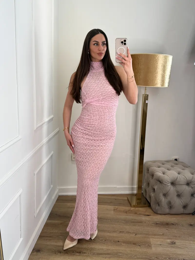Arabella jurk roze