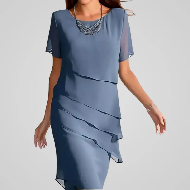 Ariana™ | Luxurious Layered Midi Dress