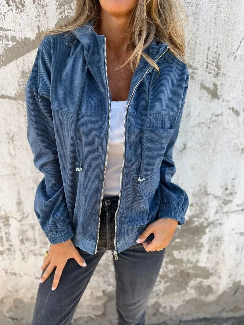 Ariellee™ | Casual Hoodie Jacket with Zipper