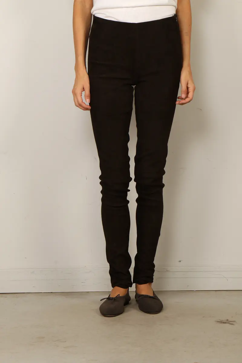 Arma - Broek - Marlon Stretch Suede - Iron