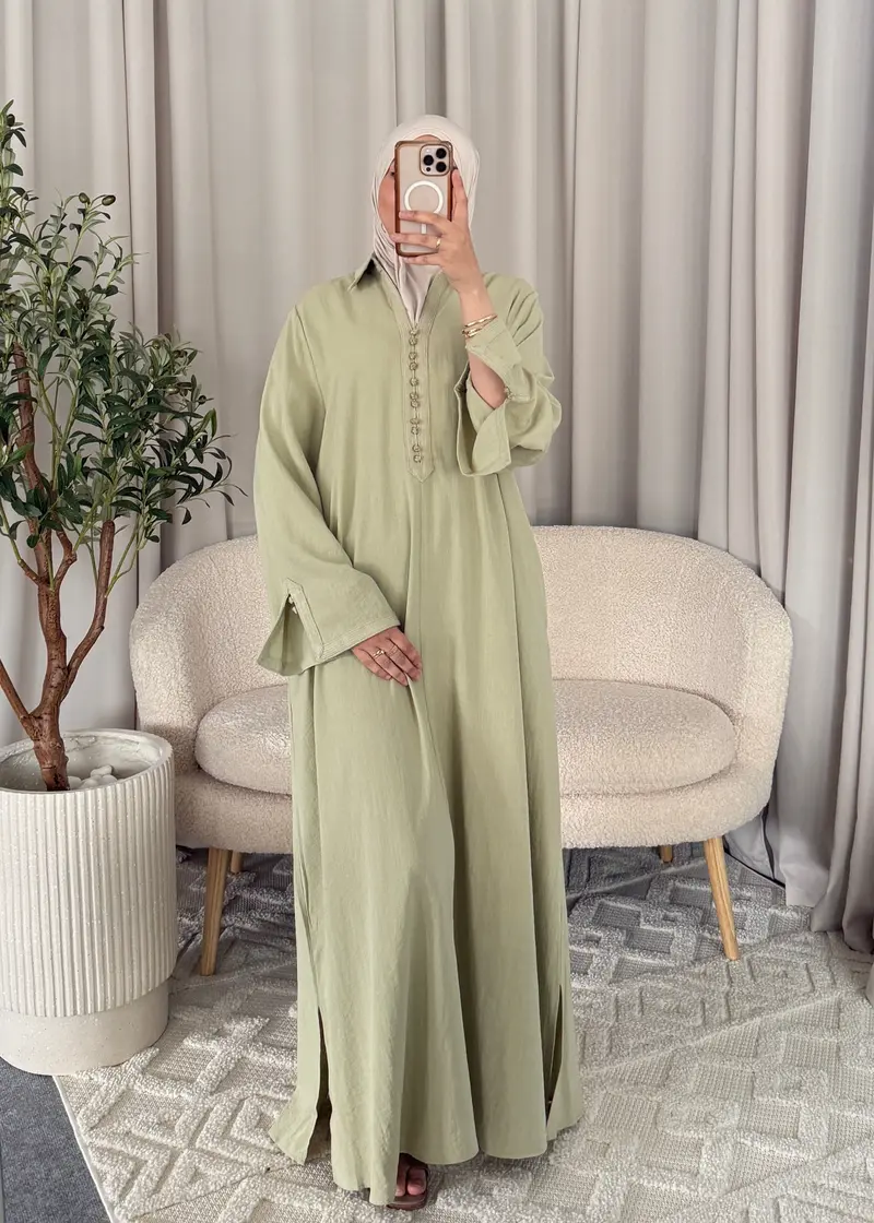 ASSIYAH SFIFFA ABAYA GREEN