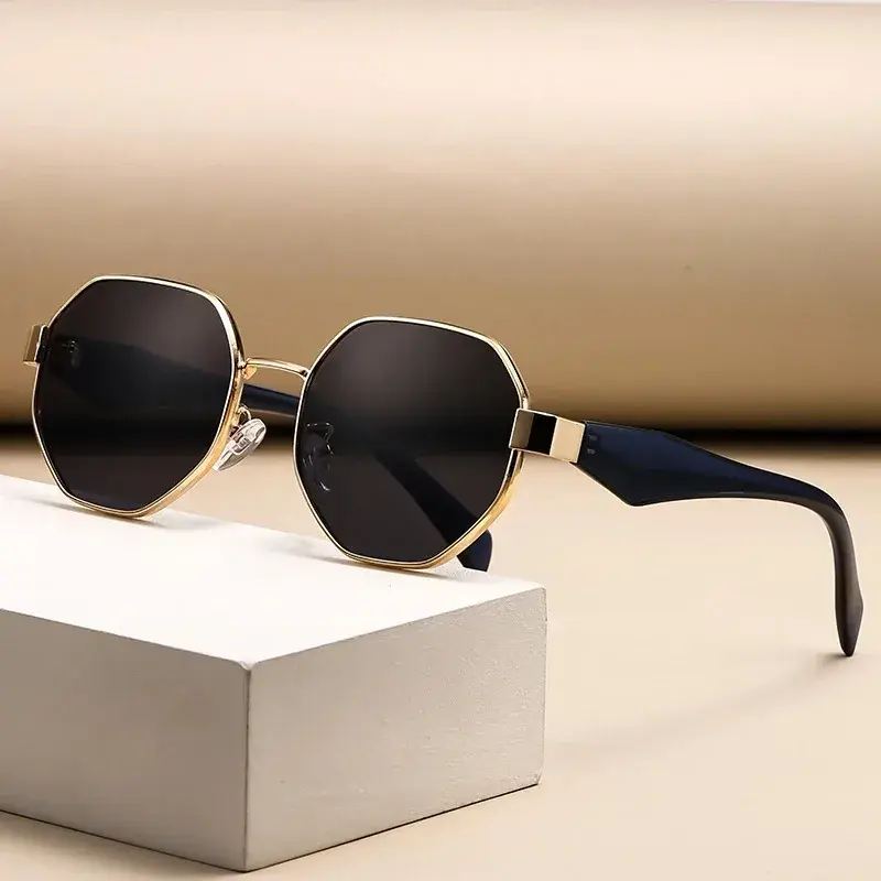 Aurora™ | Gold Metal Polarized Sunglasses