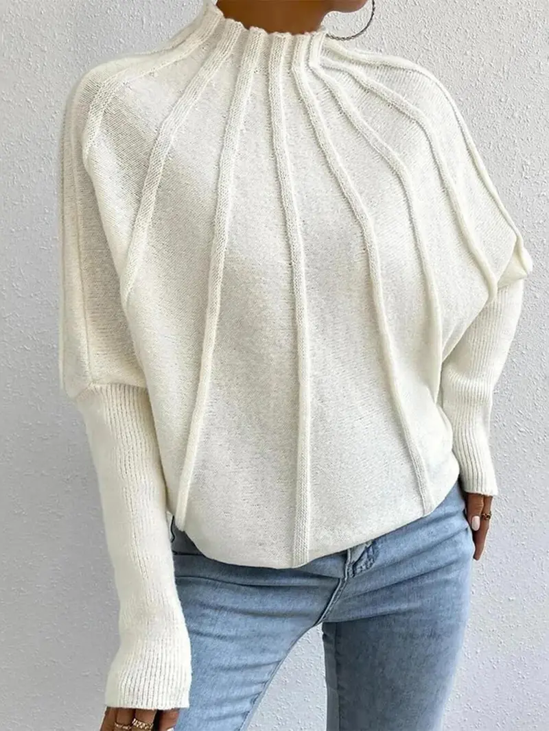 Avenora™ | Simple Dolman Sleeve Sweater