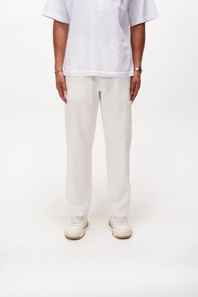 BAD BEHAVIOUR Trousers Monarca pantalon white