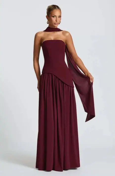 Ball Gown Women Elegant Flowing Maxi Fit Timeless Style