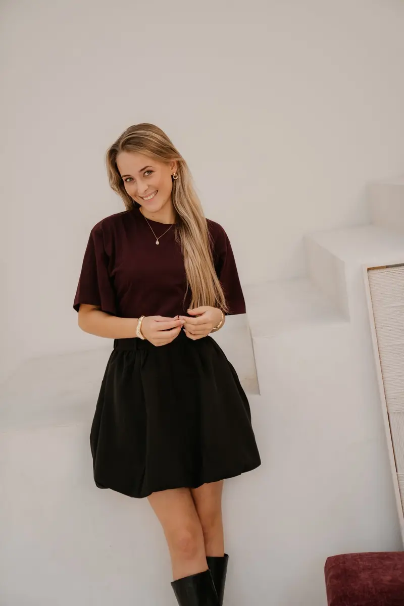 Balloon skirt black