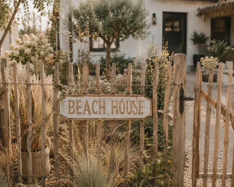 Beach House WandBord