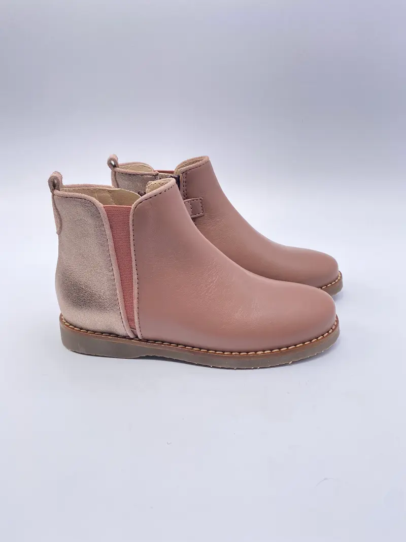 Beberlis laarsje oud roze/metallic