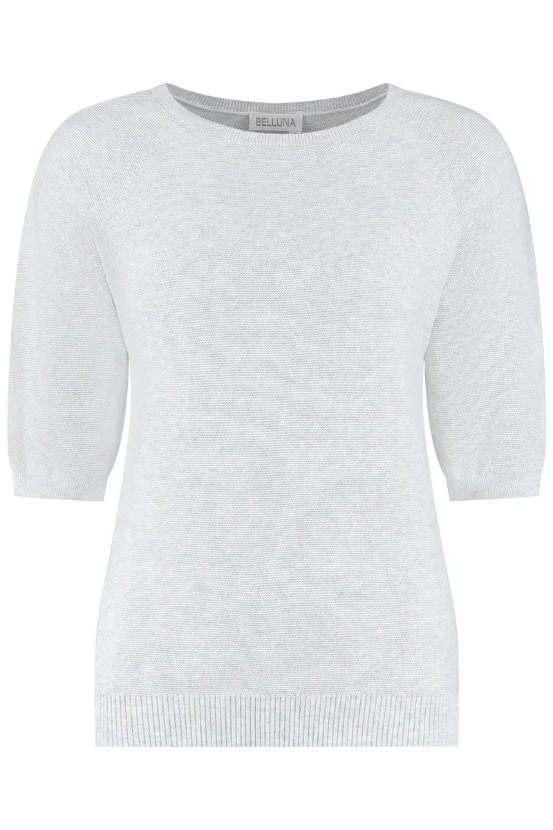 Belluna Claudie gebreide top ash