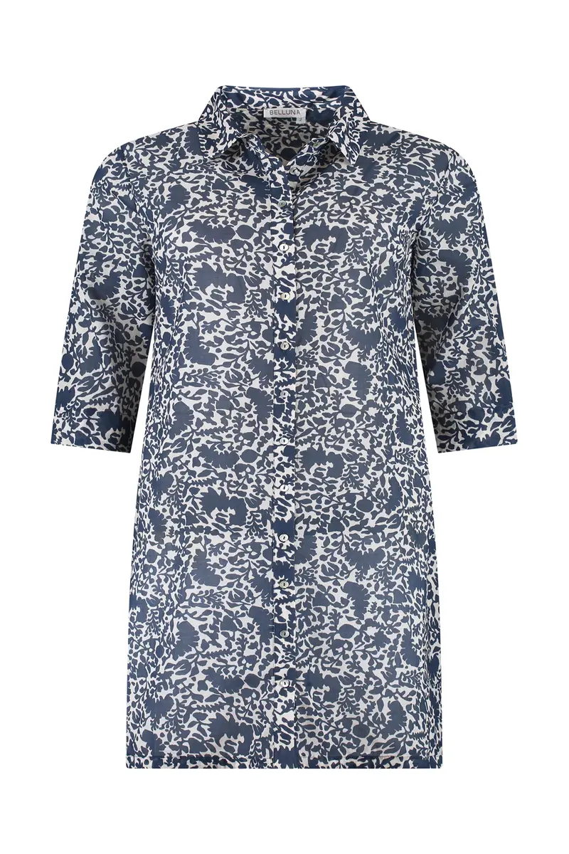 Belluna Gigaro tuniek/jurk print flower blue