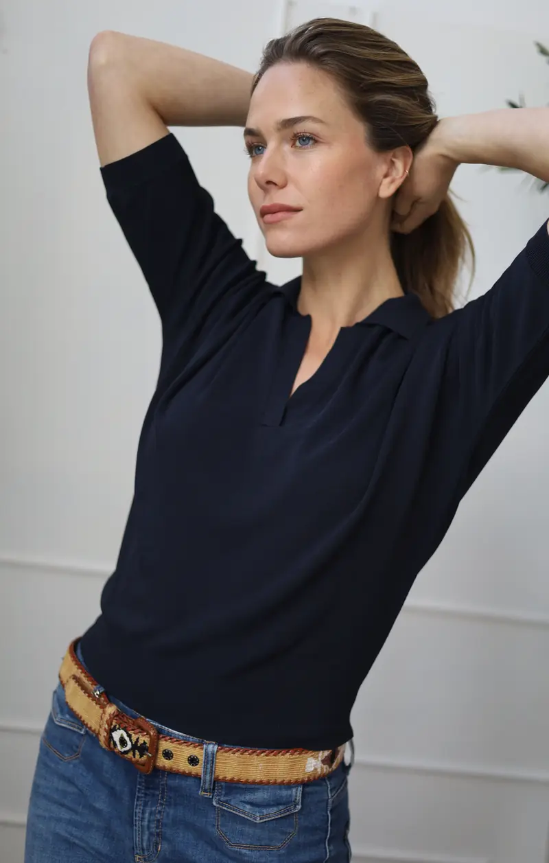 Belluna Jimmy trui navy