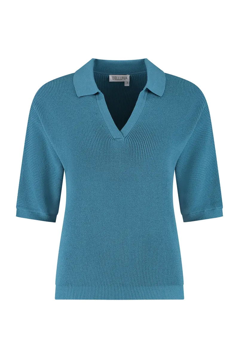 Belluna Kai trui met polokraag green