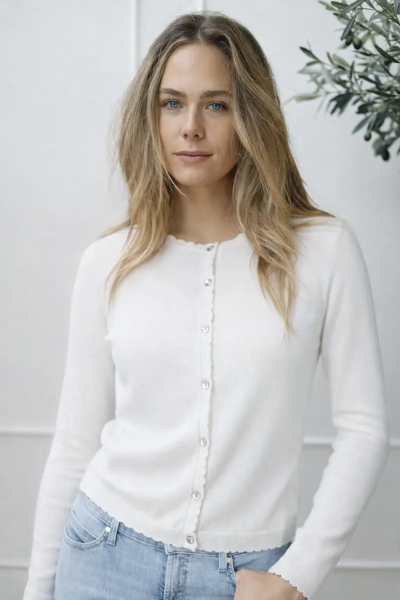 Belluna Loulou vestje off white