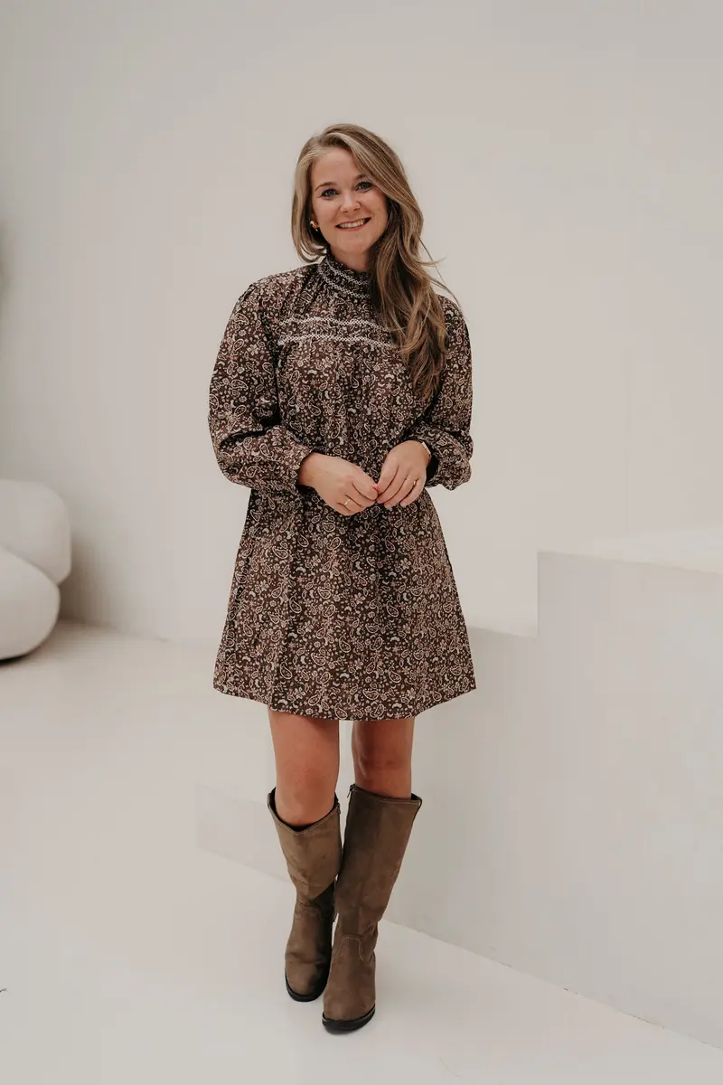 Bente dress bloemprint