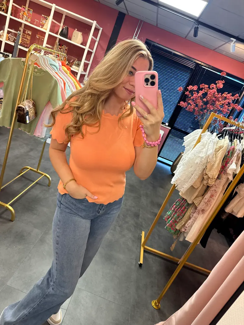 Bestseller Top By Clara - Oranje