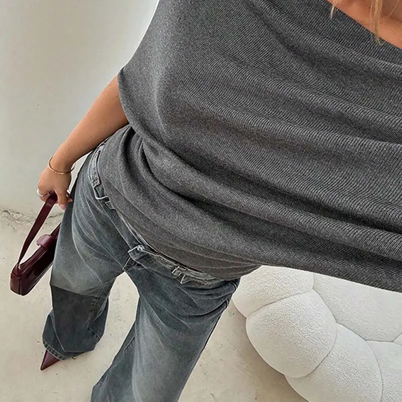 BETTINA | Stricktop mit Fledermausärmeln