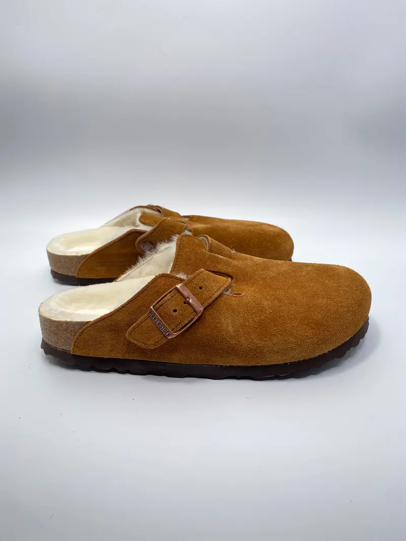 Birkenstock boston VL/ shearling Mink