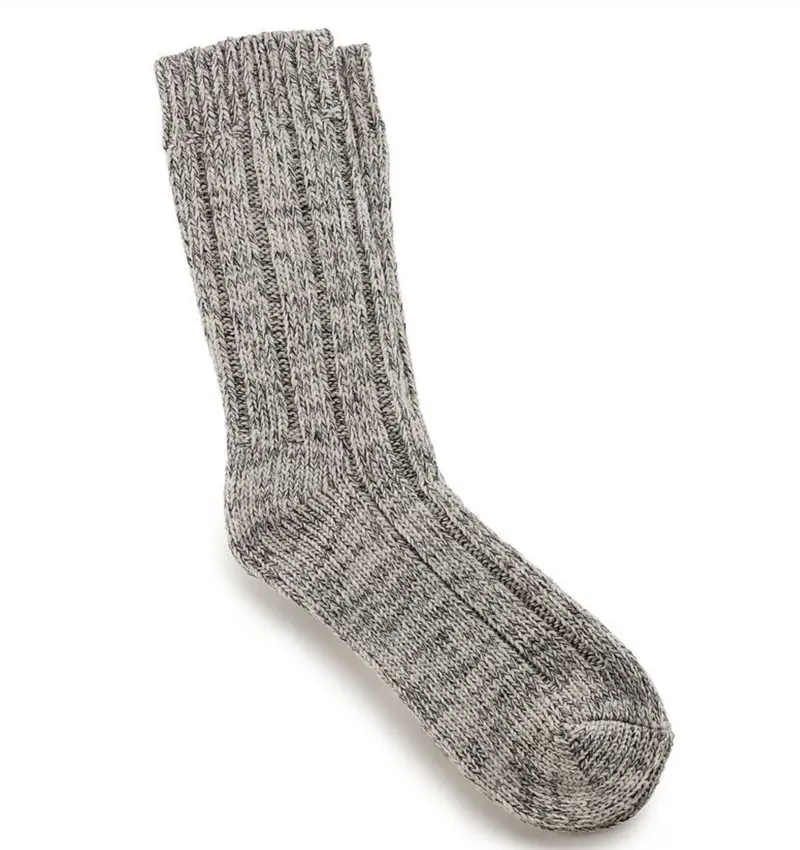 Birkenstocks cotton twist socks light grey