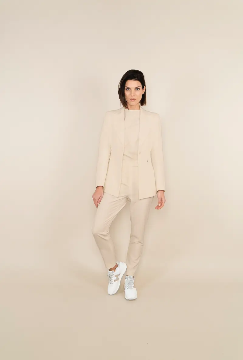 - BLAZER LONG MODEL - sand