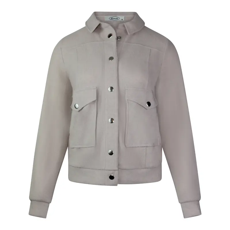 Blazer Uni Zand Kraag